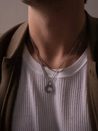 WHITE GEMSTONE CHAIN | Zilver