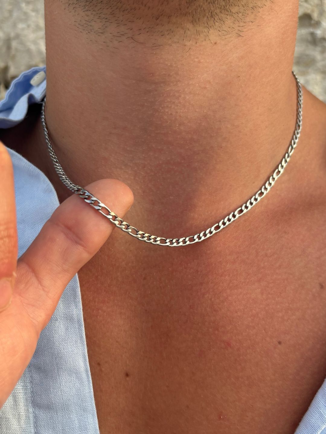 FIGARO CHAIN 3MM | Zilver