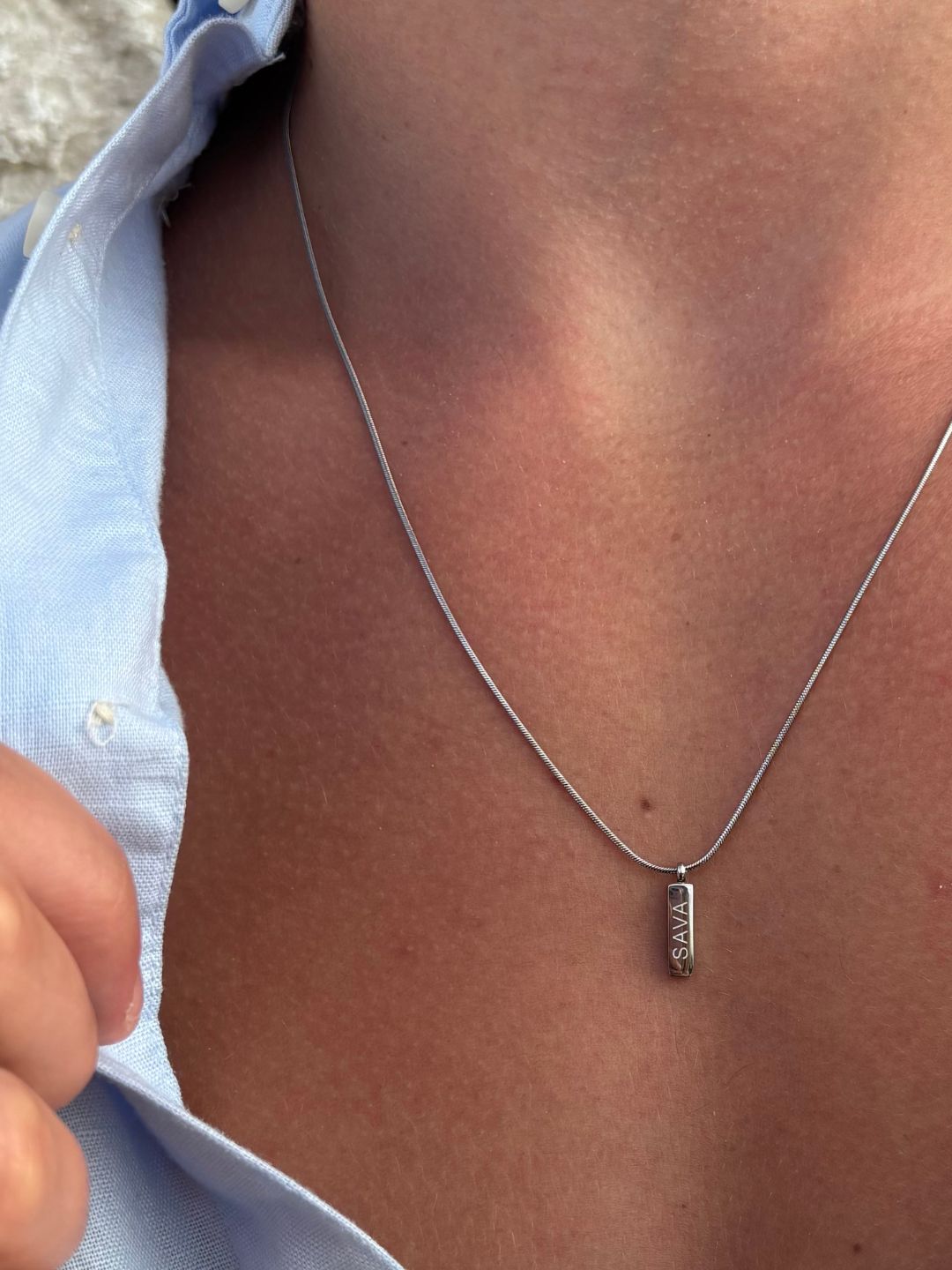 SAVA NECKLACE | Zilver
