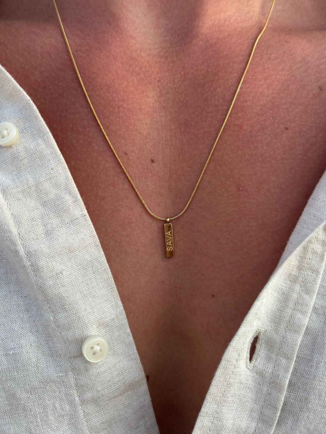 SAVA NECKLACE | 18K Goud
