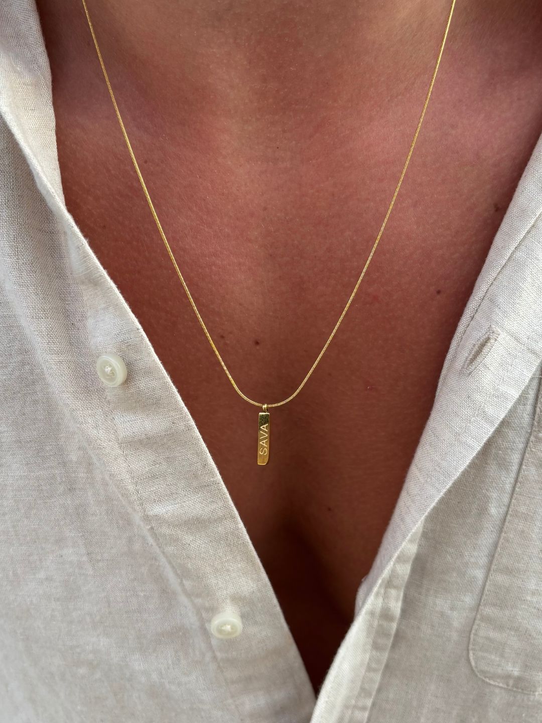 SAVA NECKLACE | 18K Goud