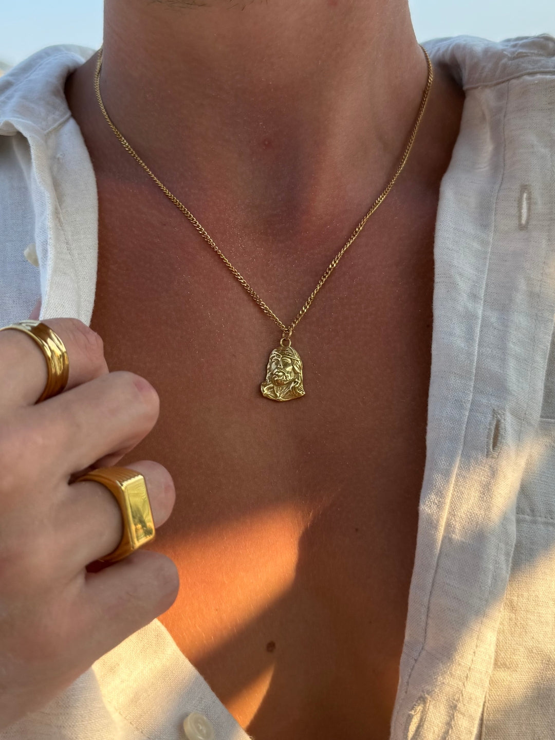 CHRISTUS CHAIN | 18K Goud
