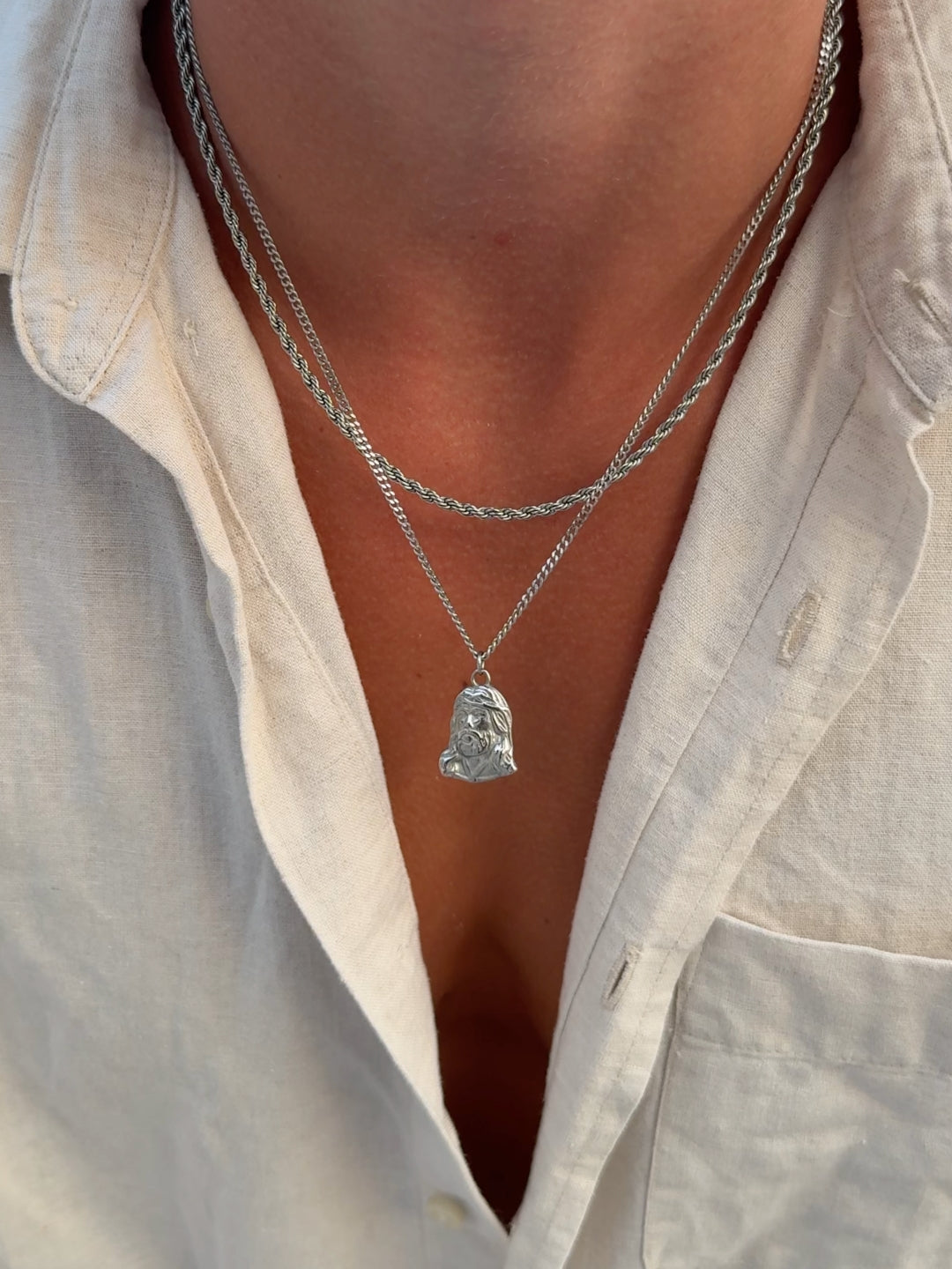 CHRISTUS CHAIN | Zilver