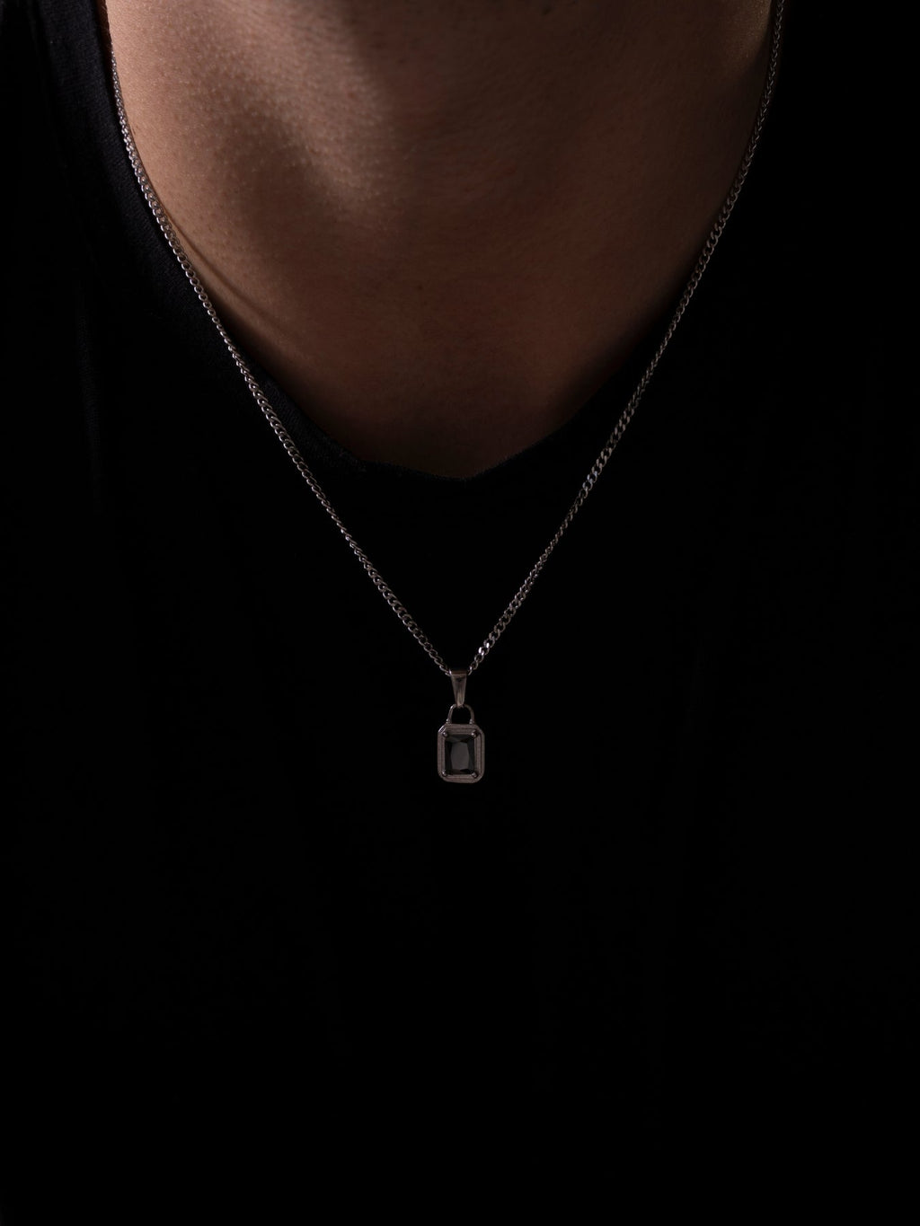 MIDNIGHT GEMSTONE CHAIN | Zilver