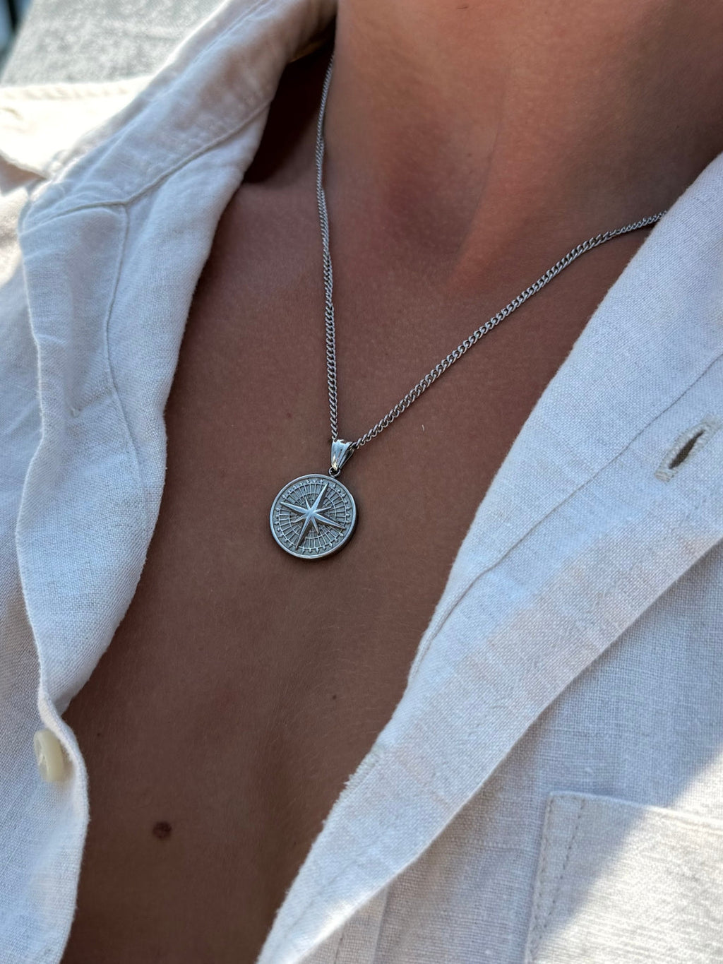 COMPASS CHAIN | Zilver
