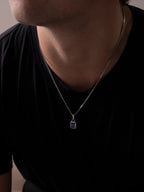 OCEAN GEMSTONE CHAIN | Zilver