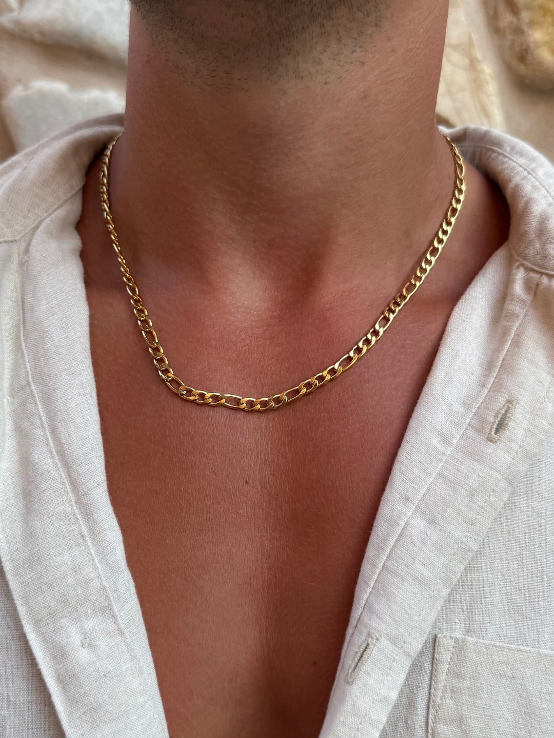 FIGARO CHAIN 5MM | 18K Goud