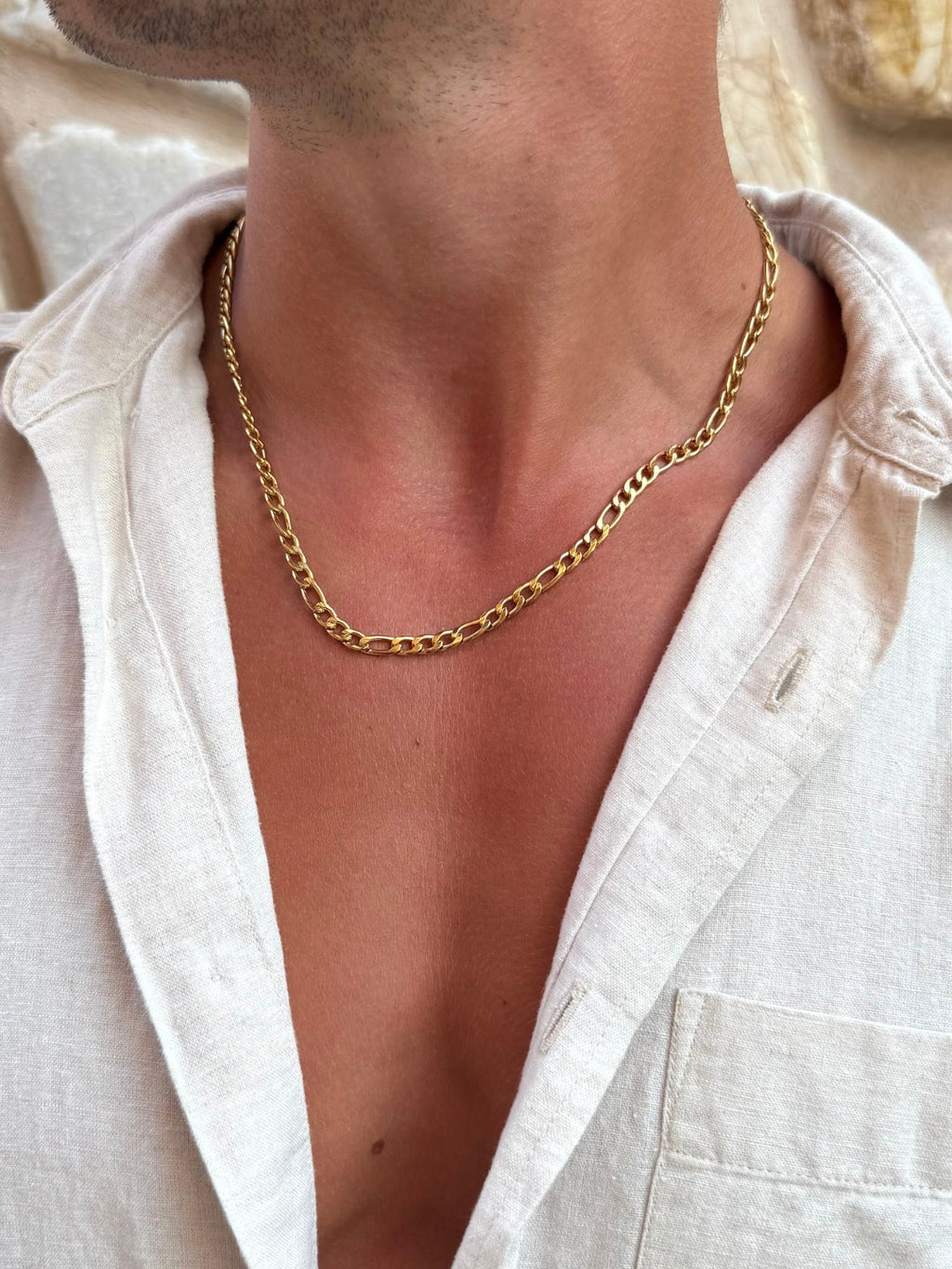 FIGARO CHAIN 5MM | 18K Goud