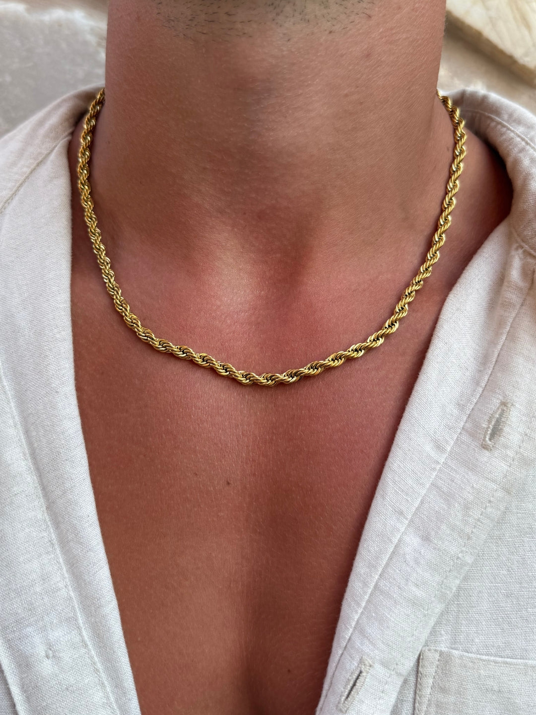ROPE CHAIN 5MM | 18K Goud