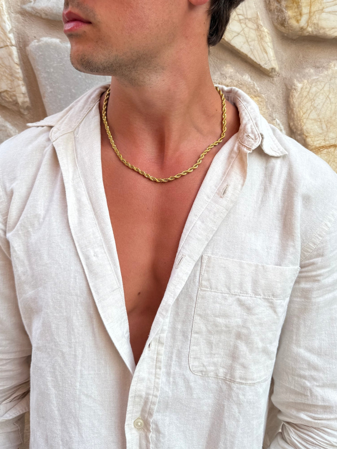 ROPE CHAIN 5MM | 18K Goud