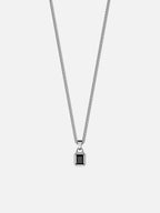 MIDNIGHT GEMSTONE CHAIN | Zilver