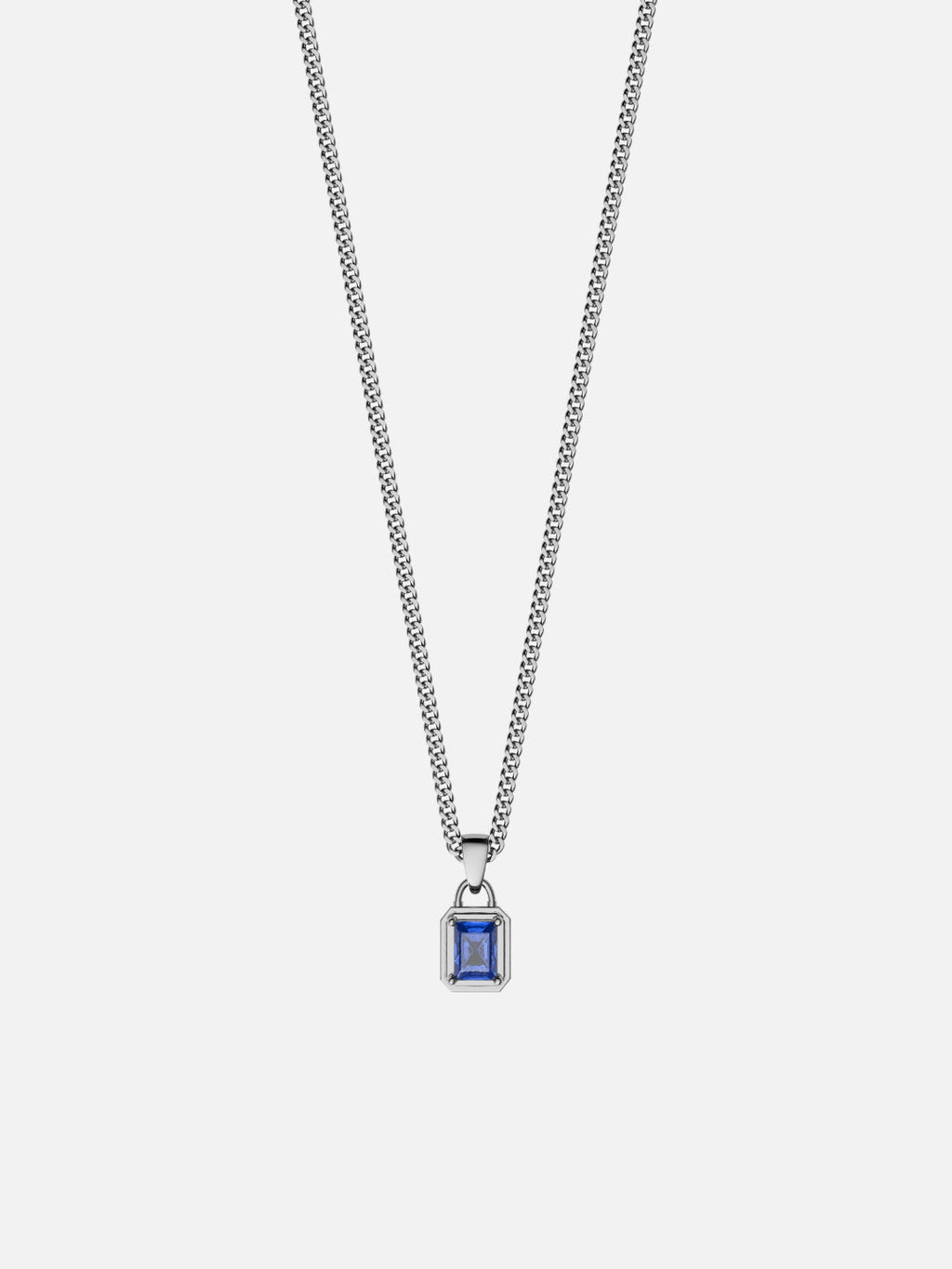 OCEAN GEMSTONE CHAIN | Zilver