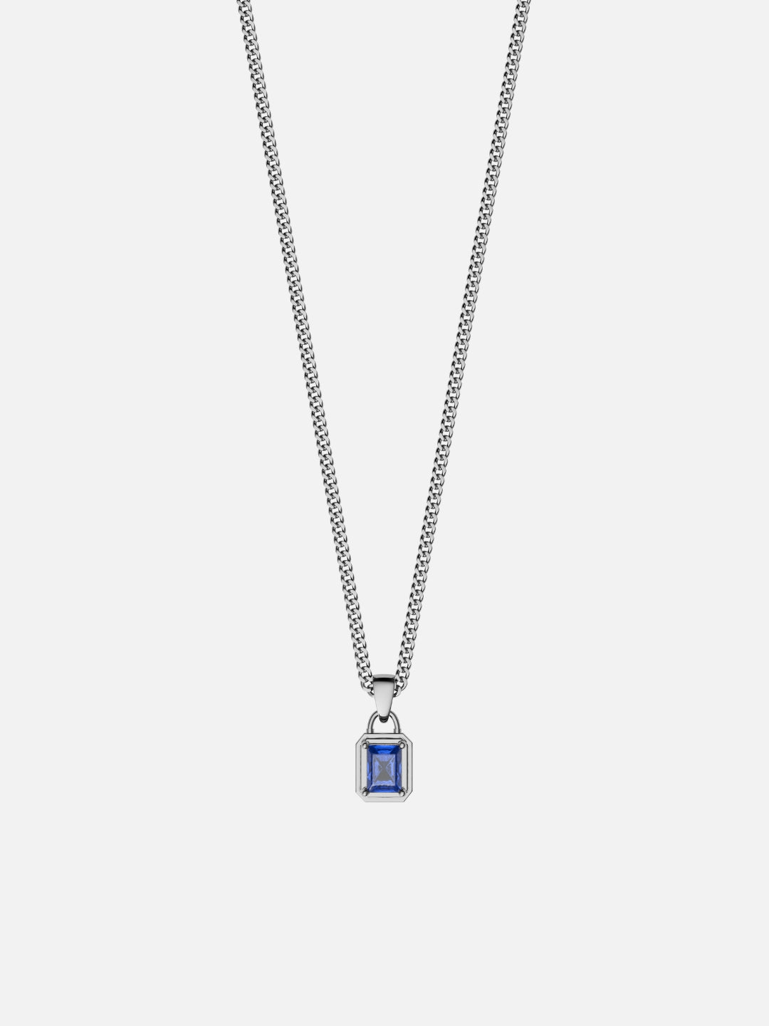 OCEAN GEMSTONE CHAIN | Zilver