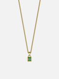 GREEN GEMSTONE CHAIN | 18K Goud