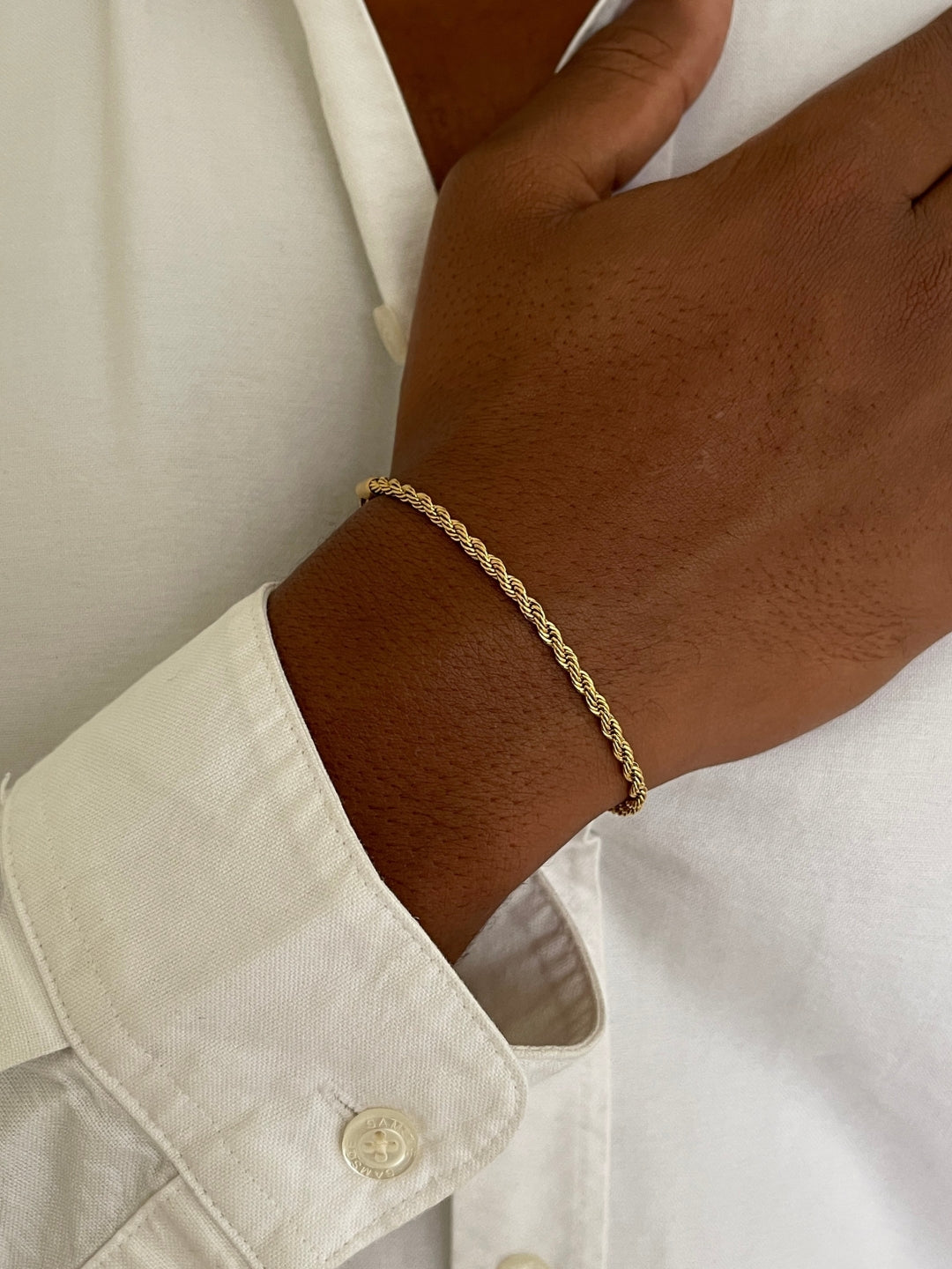 ROPE BRACELET 3MM | 18K Gold