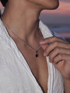 MIDNIGHT GEMSTONE CHAIN | Zilver