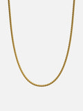 WHEAT CHAIN 3MM | 18K Gold