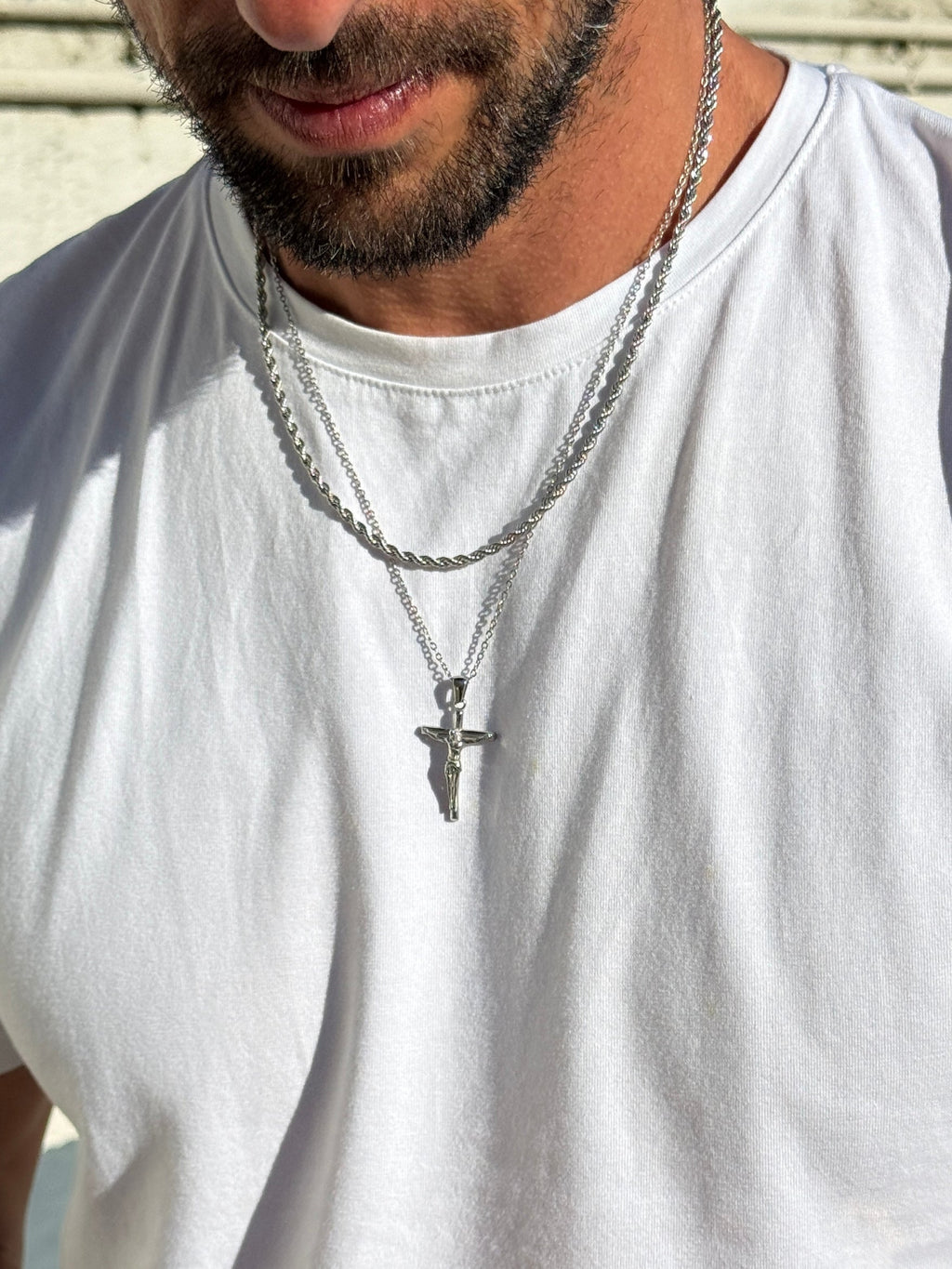 CRUCIFIX CHAIN | Zilver