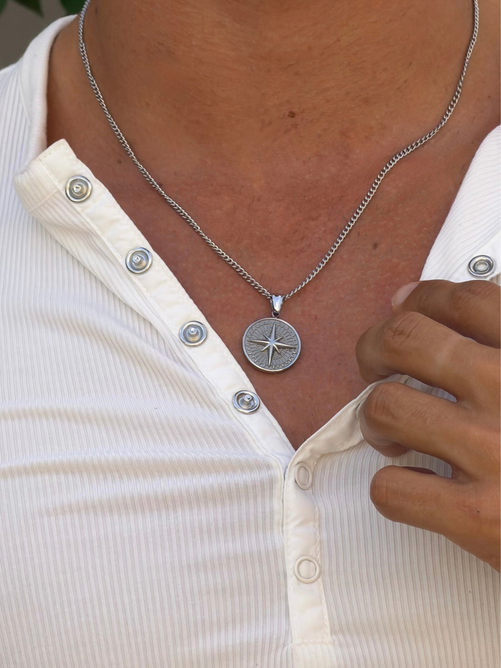 COMPASS CHAIN | Zilver
