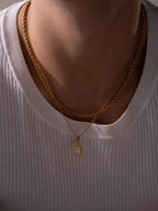 WHITE GEMSTONE CHAIN | 18K Goud
