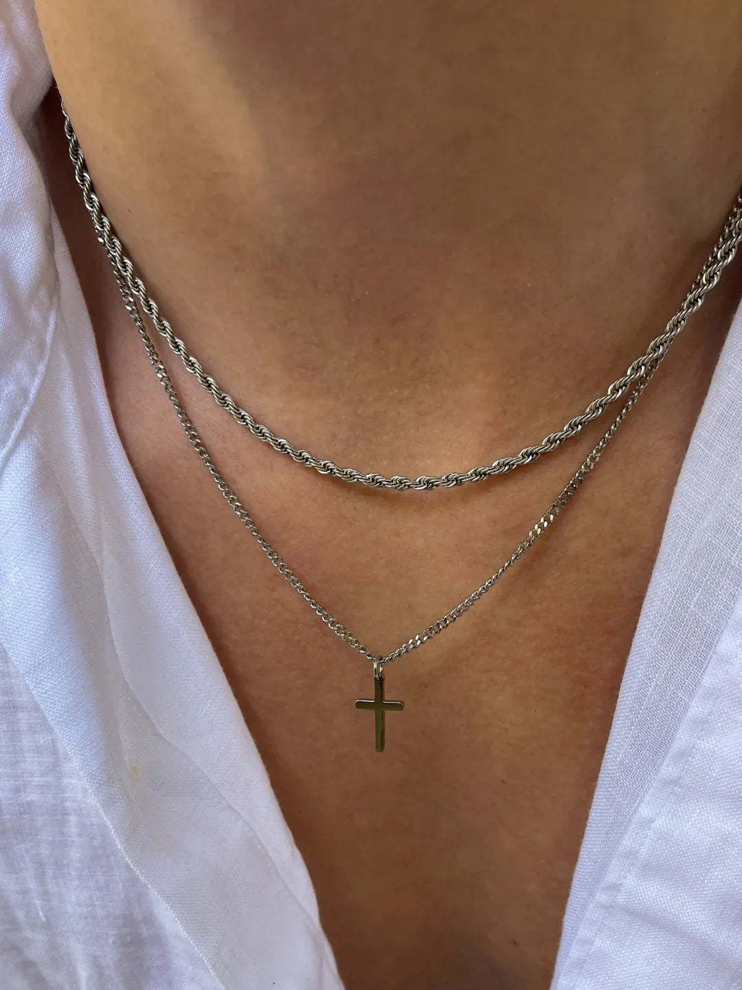 Cross Chain Necklace