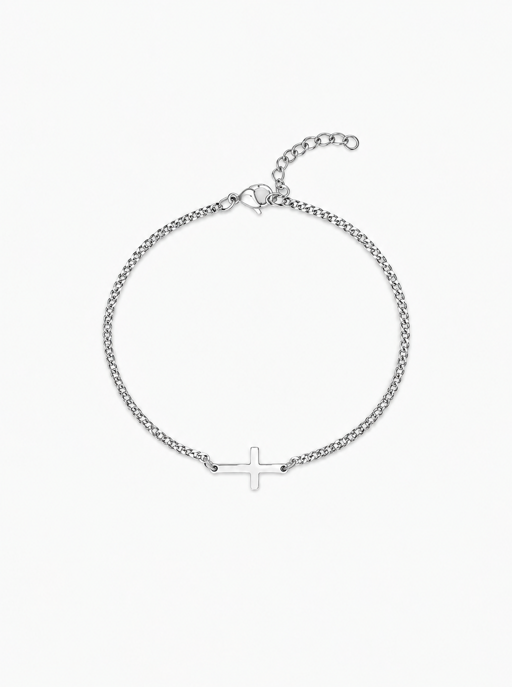 CROSS BRACELET | Silver