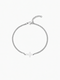 CROSS BRACELET | Silver