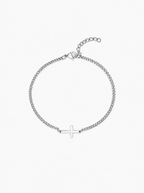 CROSS BRACELET | Silver