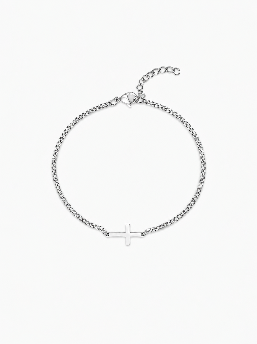 CROSS BRACELET | Silver