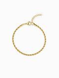 ROPE BRACELET 3MM | 18K Gold