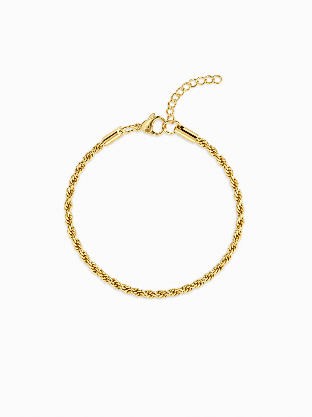 ROPE BRACELET 3MM | 18K Gold