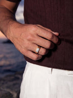 WHITE COMO RING | 18K Gold