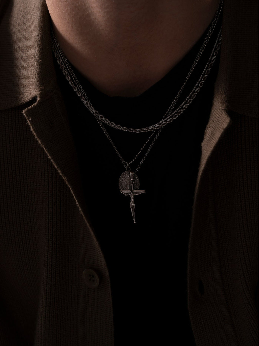 CRUCIFIX CHAIN | Zilver