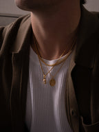 WHITE GEMSTONE CHAIN | 18K Goud