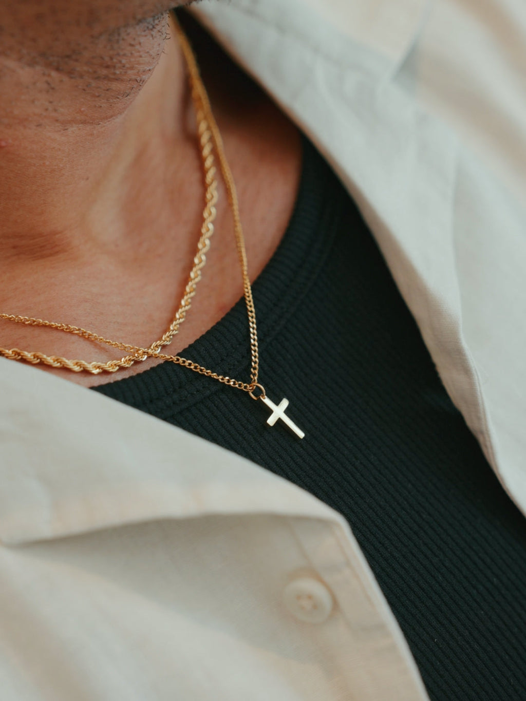 CROSS CHAIN | 18K Goud