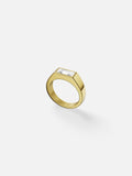 WHITE COMO RING | 18K Gold