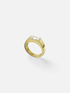 WHITE COMO RING | 18K Gold