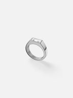 WHITE COMO RING | Silver